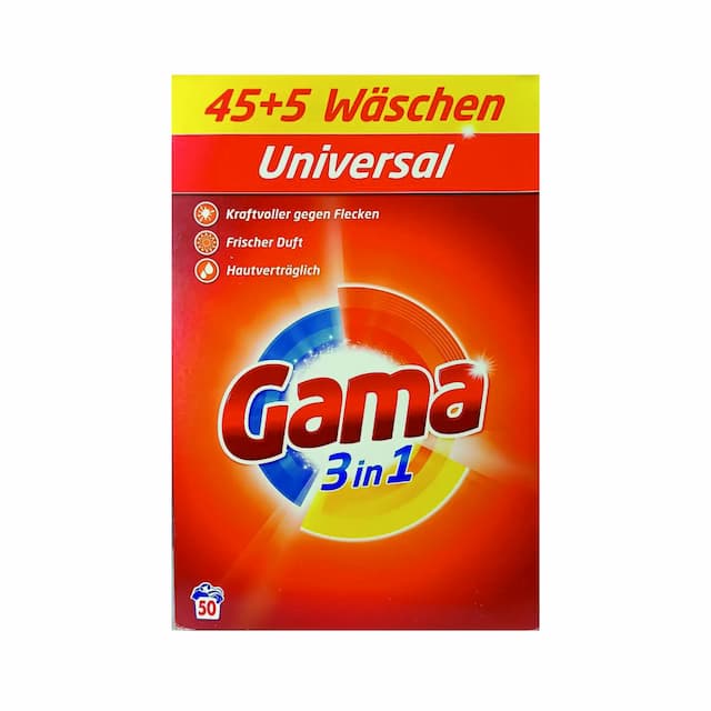 VIZIR Gama Proszek 45+5 prań Universal 3,25kg