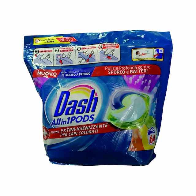 DASH Kapsułki 64 prań Color 3in1