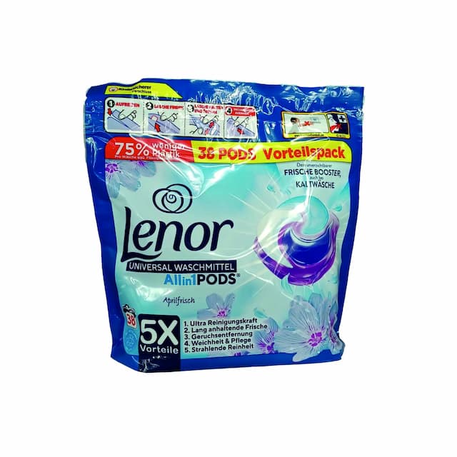 LENOR Kapsułki 38 prań Universal Aprilfresh 5in1 (worek)