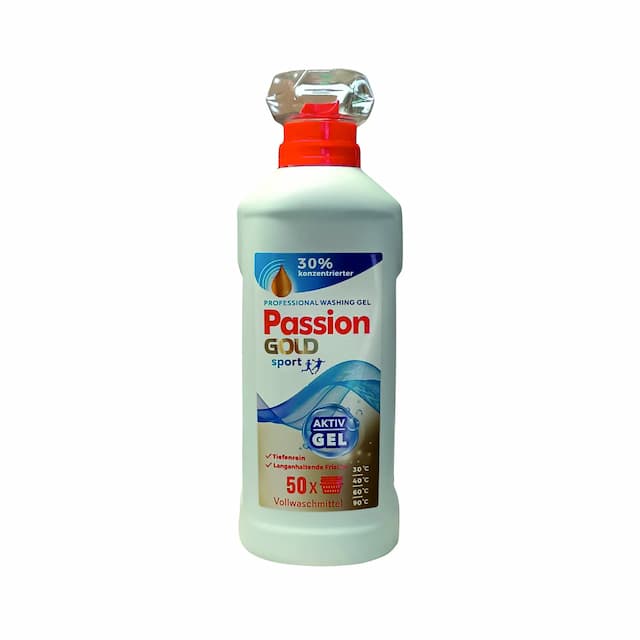 PASSION GOLD Żel do prania 50 prań Sport 2l