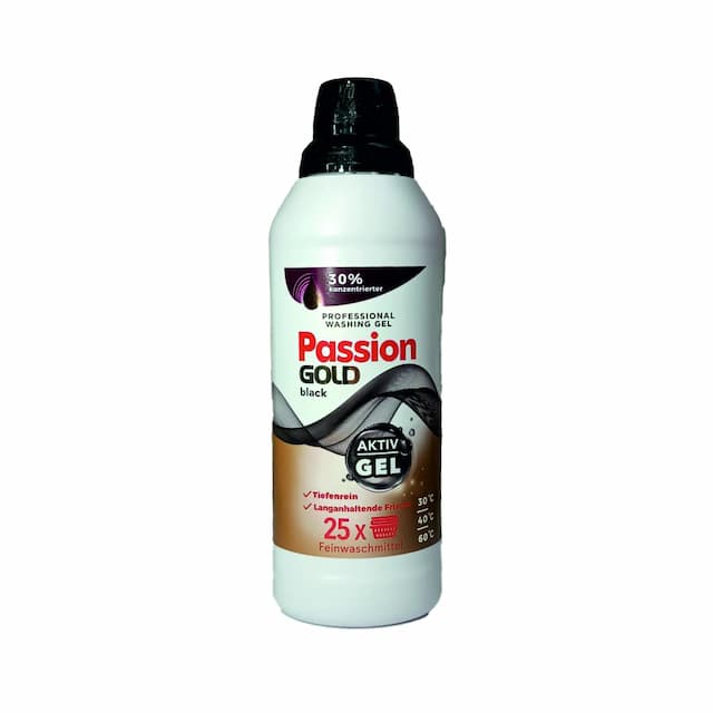 PASSION GOLD Żel do prania 25 prań Black 1l