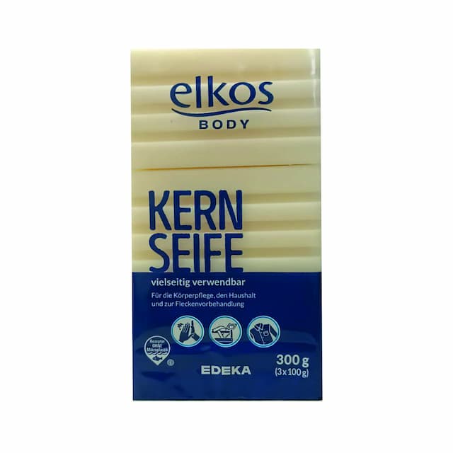 ELKOS Kern Seife Szare mydło w kostce 3x100g