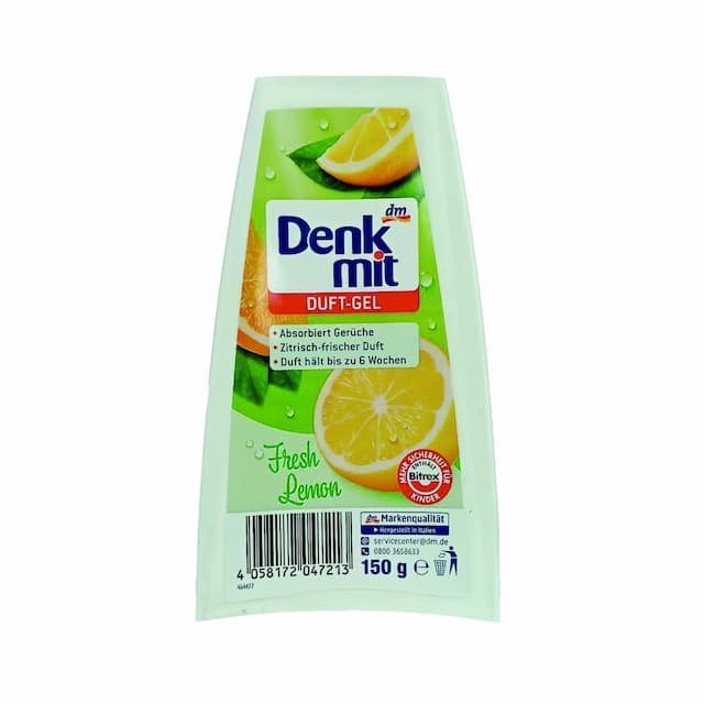 DENKMIT Odświeżacz powietrza w żelu 150g Fresh Lemon 