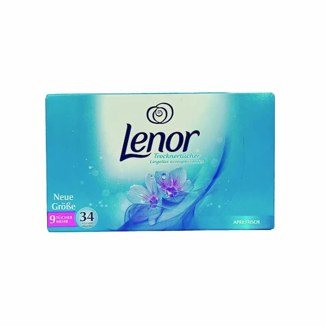 LENOR Chusteczki zapachowe do suszarki 34 sztuk Aprilfrisch