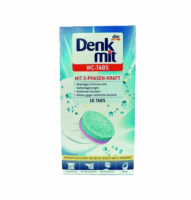 DENKMIT Odkamieniacz do WC w tabletkach 16 sztuk
