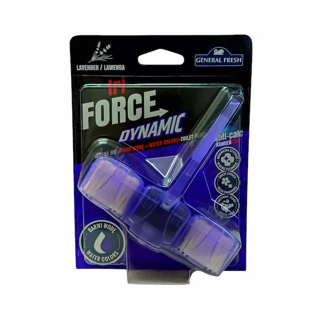 GENERAL FRESH Tri Force Zawieszka do wc farbująca wodę 45g Lawenda