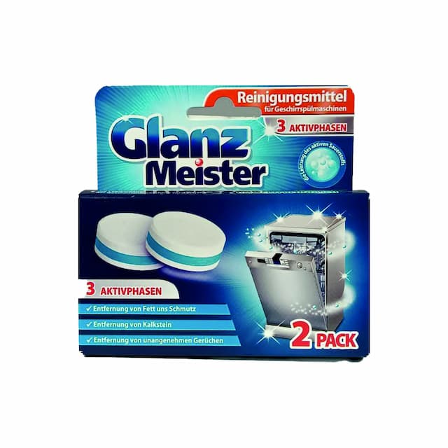 GLANZ MEISTER Tabletki do czyszczenia zmywarki 2 sztuki