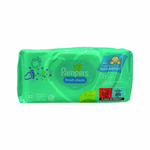 PAMPERS Chusteczki nawilżane 52 sztuki Fresh Clean