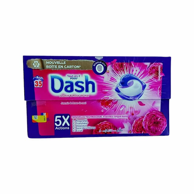 DASH Kapsułki 35 prań Universal Lenor Touch 5X Jasmin & Rose de mai
