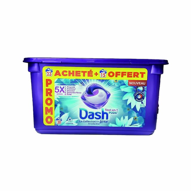 DASH Kapsułki 38 prań Universal Lenor Touch 5X